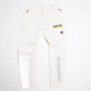 Fly supply wind breaker sweat pants Sz various